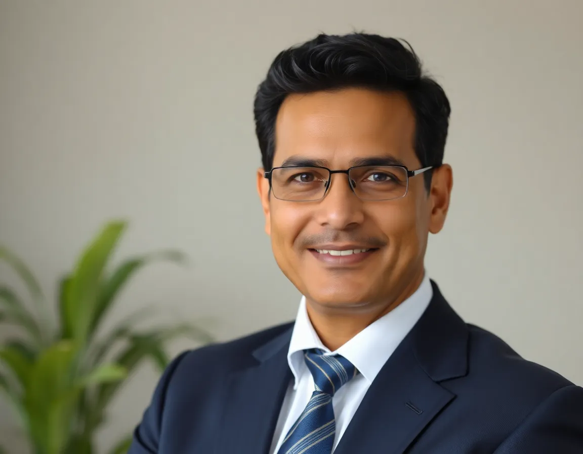 Professional headshot of a senior male Chartered Accountant, the founding partner of the firm.