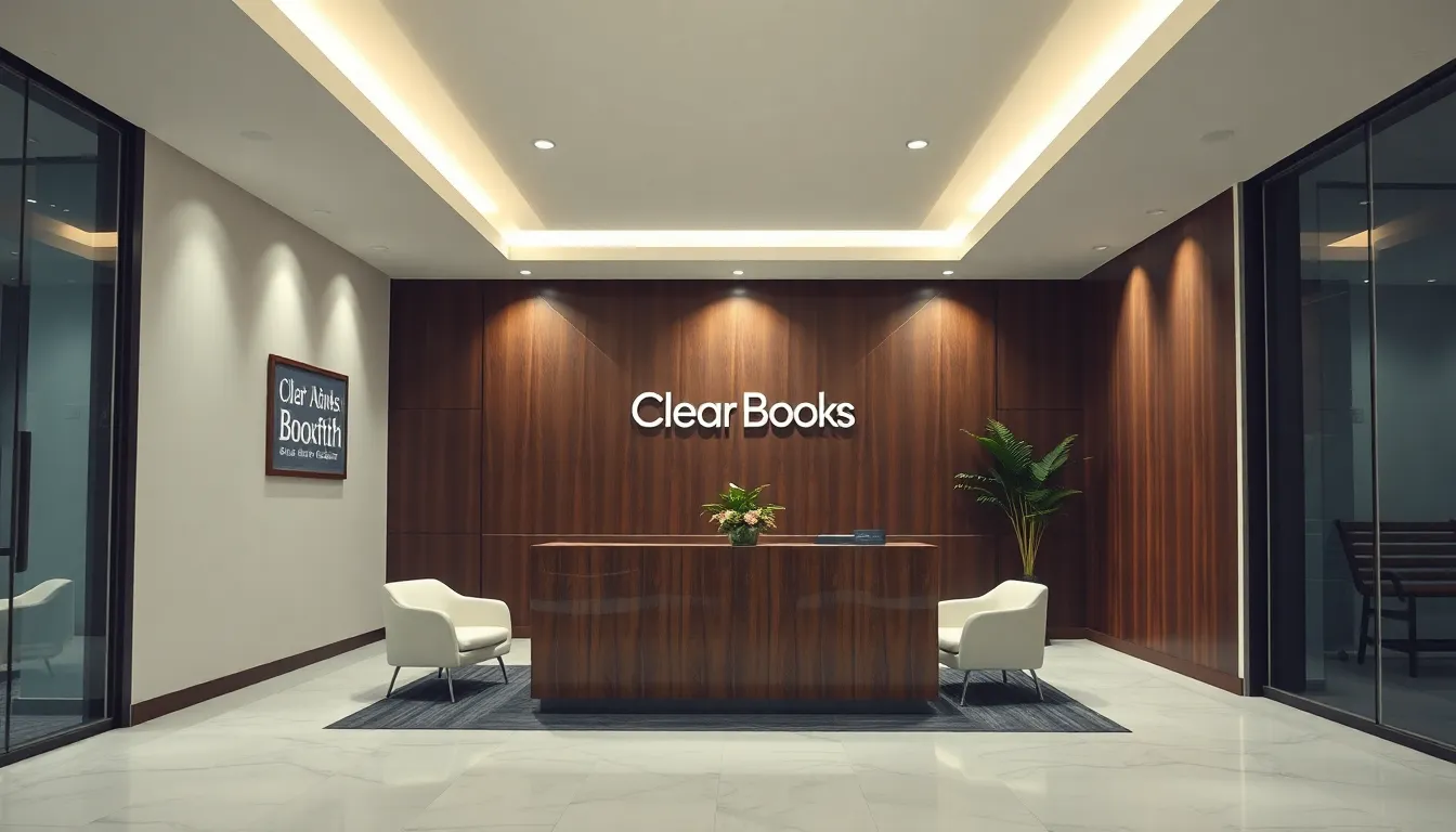 View of the ClearBooks India office entrance in Nehru Place, New Delhi, showing a clean and professional reception area.